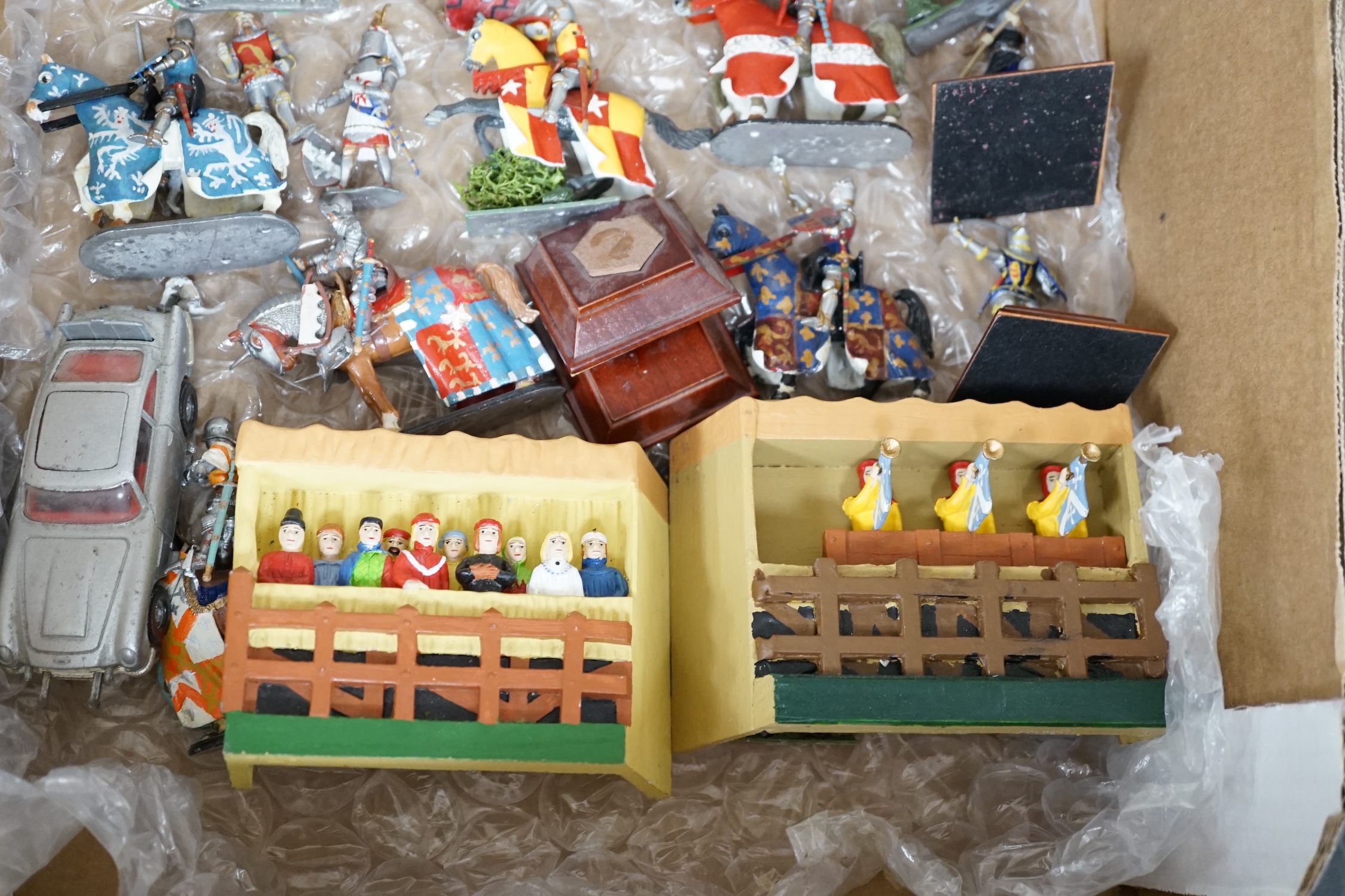 A collection of Britains, Corgi, etc. models, including; Trooping of the Colour (40111), Aviation Archive Battle of Britain set, QEII Golden Jubilee, the Queen Mother’s Century State Landau, etc.